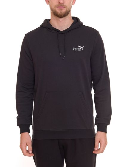 PUMA ESS men's stylish hooded sweater cotton hoodie with logo on the chest 679631 01 black