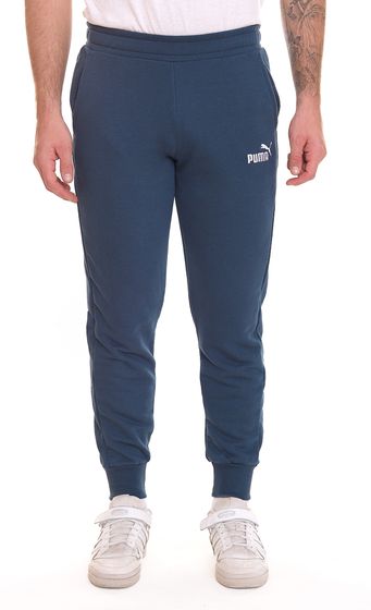 PUMA ESS Logo Herren Jogginghose stylische Sweat-Hose mit Logo 679629 16 Petrolblau