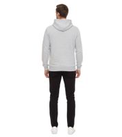 PUMA ESS Logo Herren stylischer Kapuzen-Pullover Baumwoll-Hoodie mit Logo auf der Brust 679631 04 Grau