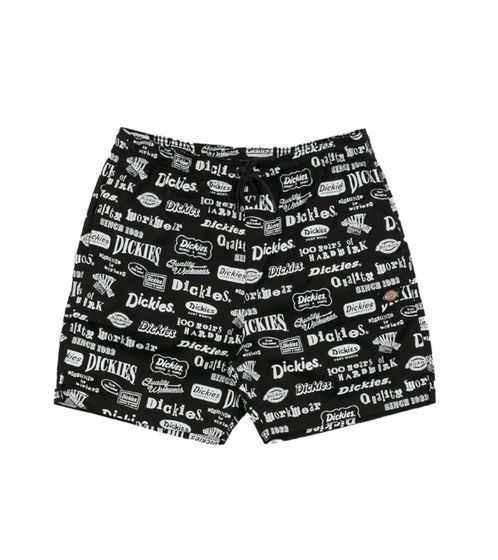 Dickies 100 AOP men's summer shorts, stylish shorts DK0A4XONBLK1 black/white