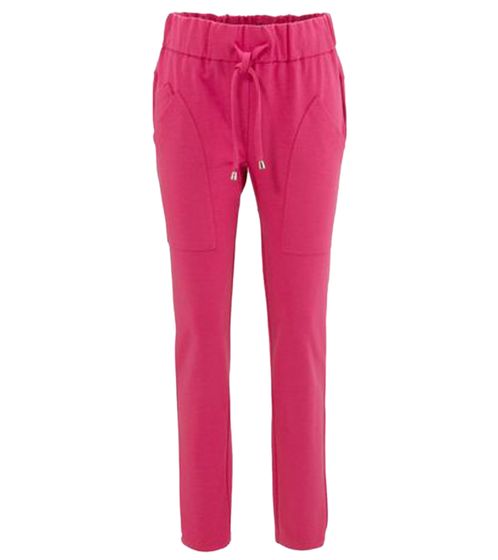 Aniston Selected women's fabric trousers, eye-catching party trousers in a bright color 99908826 pink