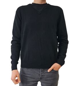 ZWILLINGSHERZ Herren 100% Kaschmir-Pullover Pullover mit V-Ausschnitt Langarm-Shirt Schwarz ZWILLINGSHERZ Herren 100% Kaschmir-Pullover Pullover mit V-Ausschnitt Langarm-Shirt Schwarz