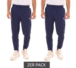 Pack de 2 pantalons d'entraînement PUMA LIGA pour hommes avec pantalons de sport DRYCELL vêtements de sport 655313 06 bleu foncé Pack de 2 pantalons d'entraînement PUMA LIGA pour hommes avec pantalons de sport DRYCELL vêtements de sport 655313 06 bleu foncé