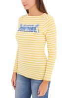 Pack of 2 AjC ladies shirt striped long-sleeved shirt cotton with front print economy pack 67426709 yellow/white/blue Pack of 2 AjC ladies shirt striped long-sleeved shirt cotton with front print economy pack 67426709 yellow/white/blue