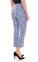Pack of 2 Aniston CASUAL ladies 7/8 trousers casual summer trousers with floral pattern economy pack 17521410 Blue