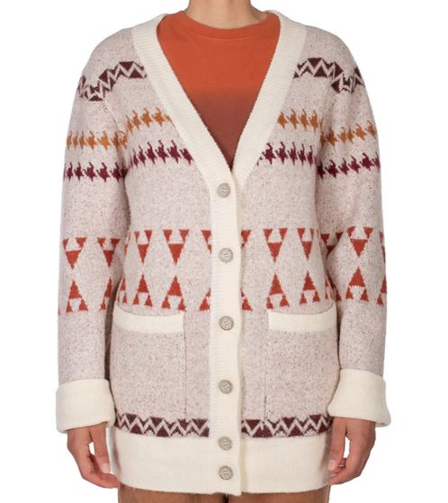 iriedaily Britty Knit women's cardigan in an oversized fit cardigan 662D220-707 white