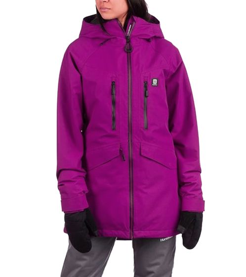 HORSEFEATHERS Larra Veste de snowboard imperméable à capuche pour femme OW200A Violet