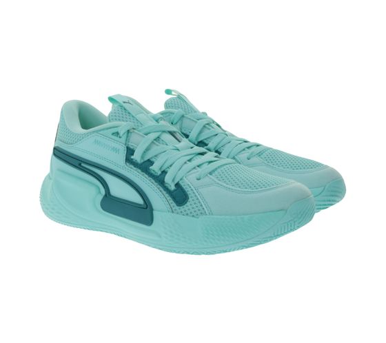 PUMA Court Rider Chaos Slash Basketball-Schuhe Herren Hallen-Schuhe 378052 04 Türkis