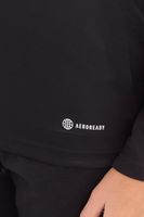 Felpa da allenamento adidas Tiro LS da donna con tecnologia AEROREADY mezza zip felpa HU0319 nero