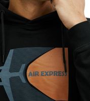 2-pack INDICODE Forzo men's cotton hoodie sustainable hooded sweater with large front print 55-581MM in gray, navy or black 2-pack INDICODE Forzo men's cotton hoodie sustainable hooded sweater with large front print 55-581MM in gray, navy or black