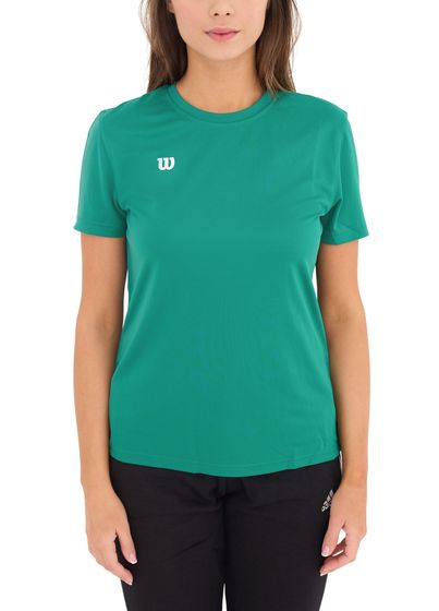 Wilson Damen nachhaltiges Sport-Shirt Trainings-Shirt T-Shirt Fitness OUT-BB-W-06/39 Grün