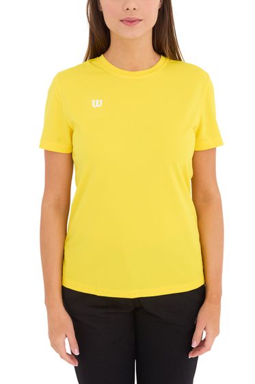 Wilson Damen nachhaltiges Sport-Shirt Trainings-Shirt T-Shirt Fitness OUT-BB-W-06/40 Gelb