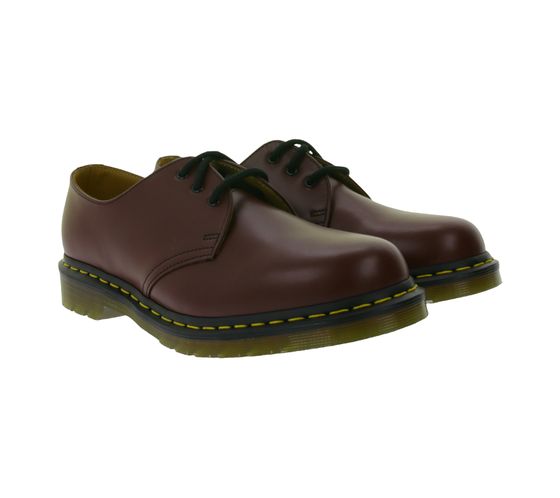 Dr. Martens 1461 Cherry Red Smooth Herren Oxford-Halbschuhe mit gepolsterter DMS-Sohle Glattleder-Schuhe 11838600 Rot