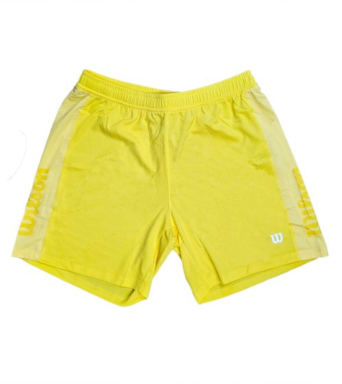 Wilson Damen nachhaltige Sport-Shorts Trainings-Shorts Sport-Hose Fitness OUT-BB-W-03/40 Gelb