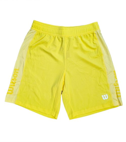 Wilson short de sport durable pour hommes short d'entraînement pantalon de sport fitness OUT-BB-M-03/40 jaune