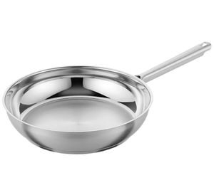 Zwilling TrueFlow frying pan, stainless steel pan for all types of stoves, diameter 20cm, dishwasher safe 66928-200/1027946 silver