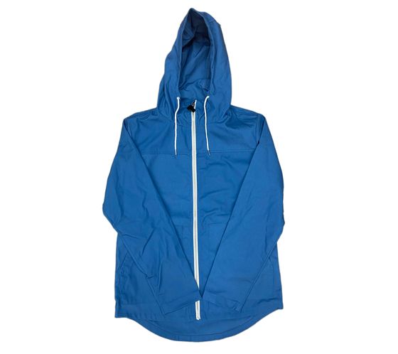 REVOLUTION Hooded men's transitional jacket with hood, everyday jacket 7351 blue