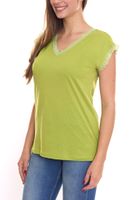 2er Sparpack BOYSEN`S Damen Top mit Spitzendetails Kurzarm-Shirt 34323651 Grün