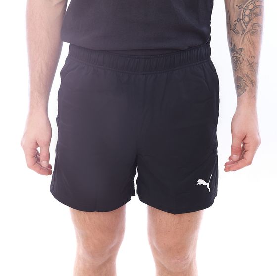 PUMA Active Woven Shorts Herren Lauf-Shorts kurze Sport-Hose mit dryCELL Fitness-Hose 851704 01 Schwarz