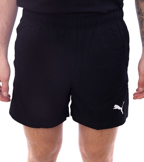 PUMA Active Woven Shorts Herren Lauf-Shorts kurze Sport-Hose mit dryCELL Fitness-Hose 851704 01 Schwarz