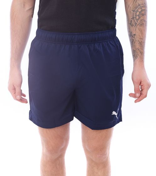 PUMA Active Woven Shorts Men's Running Shorts Short Sports Pants with dryCELL Fitness Pants 851704 06 Dark Blue