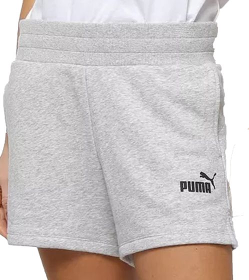 PUMA Essentials Sweat Shorts short d'été pour femme pantalon court en coton 851821 04 Gris