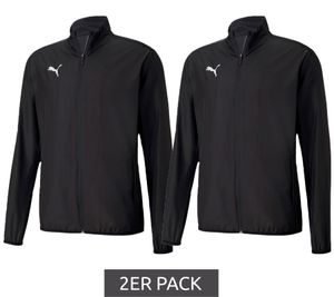 Pack of 2 PUMA Sideline boys and girls training jacket, sports jacket, fitness jacket 655947 03 black