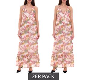 Pack of 2 Aniston CASUAL women's maxi dress with all-over print summer dress 46746028 colorful