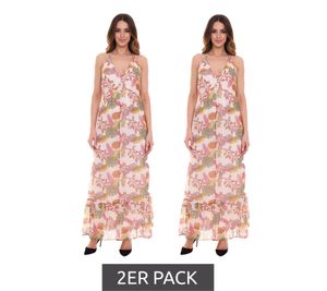 Pack de 2 vestidos largos de mujer Aniston CASUAL con estampado integral vestido de verano 46746028 colorido