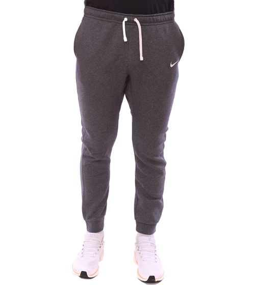 NIKE Men Team Club 19 Fleece Pants Herren Sport-Hose Trainings-Pants Fitness-Jogger AJ1468-071 Grau