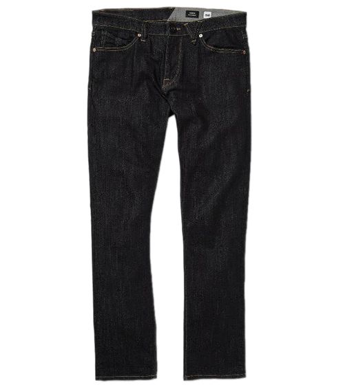 VOLCOM Vorta men's jeans vintage trousers fashionable cotton trousers Slim-Straight A1931501 RNS Dark Blue