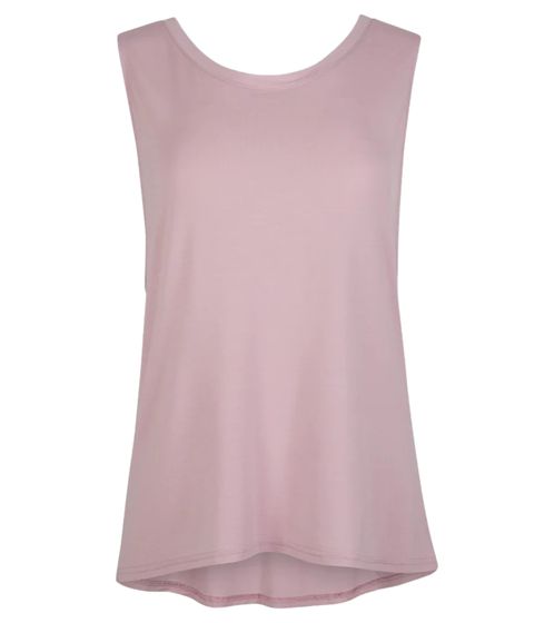 O´NEILL women's sustainable yoga top, sports top with round neck, fitness top, sports top N06966 4545 pink