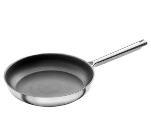 Zwilling TrueFlow frying pan, stainless steel pan for all types of stoves, diameter 24 cm, dishwasher safe 66929-240-0 silver