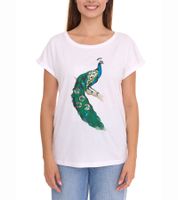 T-shirt femme AjC aux imprimés variés, chemise d'été manches courtes, coton menthe, rose ou blanc T-shirt femme AjC aux imprimés variés, chemise d'été manches courtes, coton menthe, rose ou blanc