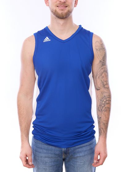 adidas N3XT L3V3L Prime Game Jersey recycled men's basketball jersey tank top FR9424 blue/white