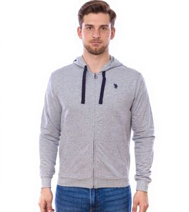 U.S. POLO ASSN. Veste sweat homme à capuche veste en coton 162 62510 52191 282 gris U.S. POLO ASSN. Veste sweat homme à capuche veste en coton 162 62510 52191 282 gris
