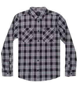 RVCA Thatll Work men's transitional shirt, checked everyday shirt, flannel shirt, cotton jacket U1SHRS RVF0 black/pink/grey