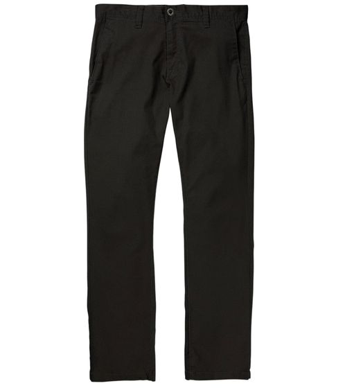 VOLCOM Frickin Herren Chino-Hose modische Baumwoll-Hose Modern-Straight A1131807 BLK Schwarz