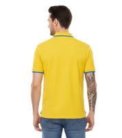 U.S. POLO ASSN. Men's polo shirt, basic shirt, cotton shirt, short-sleeved shirt, 197 68163 52520 112 yellow/dark blue