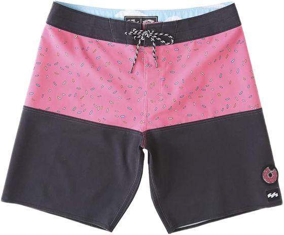 BILLABONG Simpsons Donut Kinder Jungen Schwimm-Hose Bade-Shorts mit Gesäßtasche C2BS70 BIP2 19 Bunt/Schwarz