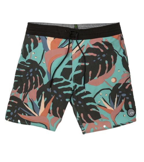 VOLCOM Mentawais Herren kurze Boardshorts modische Badehose A0812001 MYS Bunt