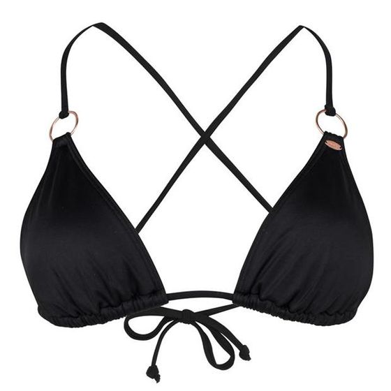 O`NEILL Sun Mix Bikini Top Damen mit gekreuzten Trägern Bademode 0A8554 9010 Schwarz