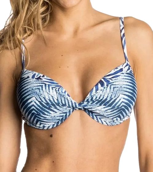 RIP CURL Last Light Damen Bikini-Oberteil Flexibles Bikini-Top GSIAE5 Infinito 9475 Blau/Weiß