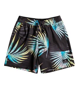 Quiksilver Mix Star short de bain enfant pantalon de bain court pour garçon EQBJV03397 KTA6 noir/coloré