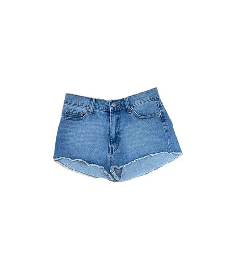 CHEAP MONDAY Ease Damen Bermuda-Jeans modische Denim-Short  010283650027 Hellblau