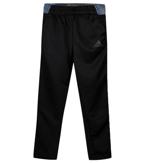 adidas Sport-Hose für Jungen und  Mädchen mit AEROADY Technologie Alltags-Jogger Fitness-Hose HM4764 Schwarz