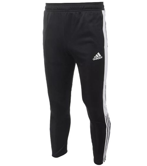 adidas Tiro sustainable sports pants for boys and girls with AEROADY technology everyday jogger fitness pants H59992 black/white