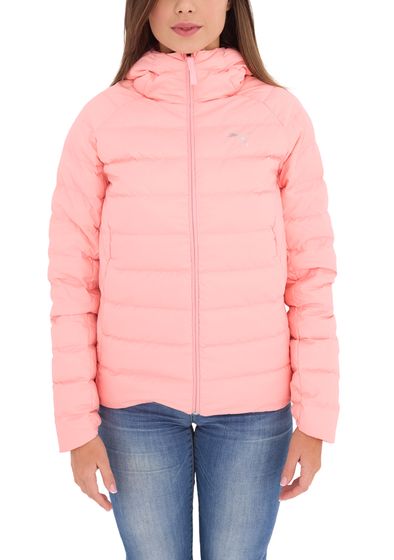 PUMA PackLITE veste d'hiver pour femme en duvet de canard avec capuche, veste matelassée avec technologie warmCELL et technologie windCELL 849407 63 rose