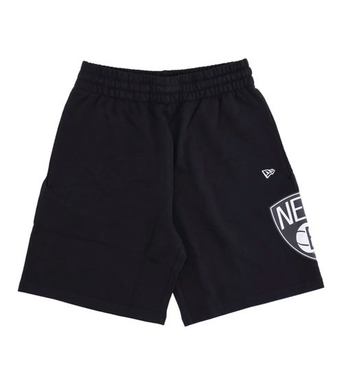 NEW ERA Washed Team Logo Herren Shorts mit Brooklyn Nets Print Basketball-Hose 13083853 Schwarz