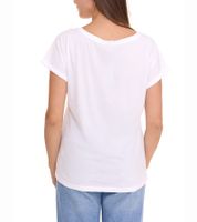 Pack économique de 2 T-shirt femme AjC avec différents imprimés, chemise d'été manches courtes, coton menthe, rose ou blanc Pack économique de 2 T-shirt femme AjC avec différents imprimés, chemise d'été manches courtes, coton menthe, rose ou blanc